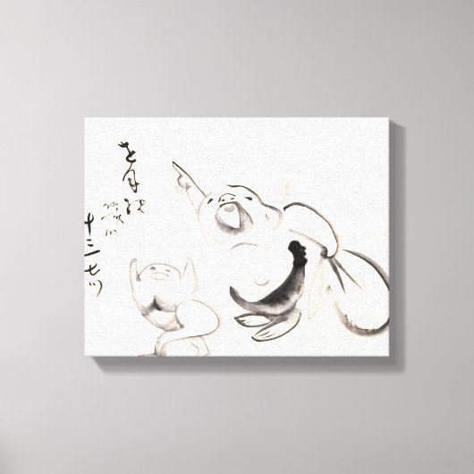 Zen Classics - Gibon Sengai - Hotelbeschrijving Canvas Afdruk (Voorkant)