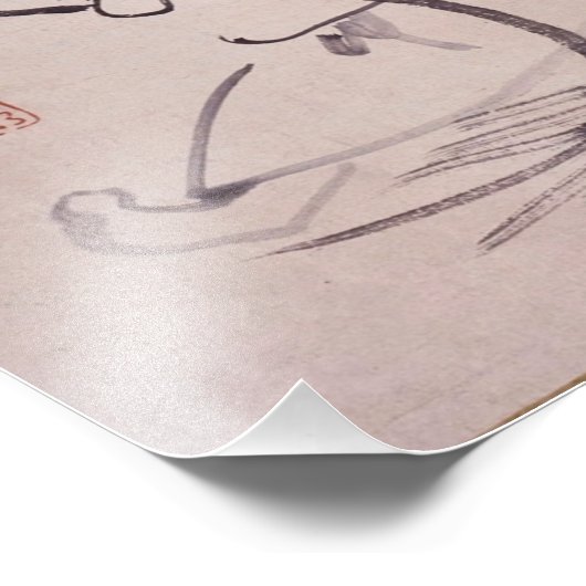 Zen Classics - Gibon Sengai - Kanzan en Jittoku Foto Afdruk (Hoek)