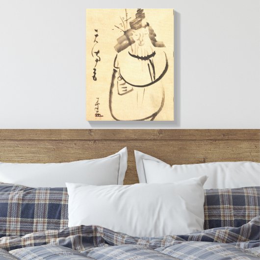Zen Classics - Gibon Sengai - Tenmangu Canvas Afdruk (Insitu (Slaapkamer))