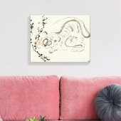 Zen Classics - Gibon Sengai - Tijger Canvas Afdruk (Insitu (Woonkamer))