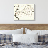 Zen Classics - Gibon Sengai - Tijger Canvas Afdruk (Insitu (Slaapkamer))
