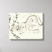 Zen Classics - Gibon Sengai - Tijger Canvas Afdruk (Voorkant)