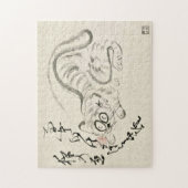 Zen Classics - Gibon Sengai - Tijger Legpuzzel (Verticaal)
