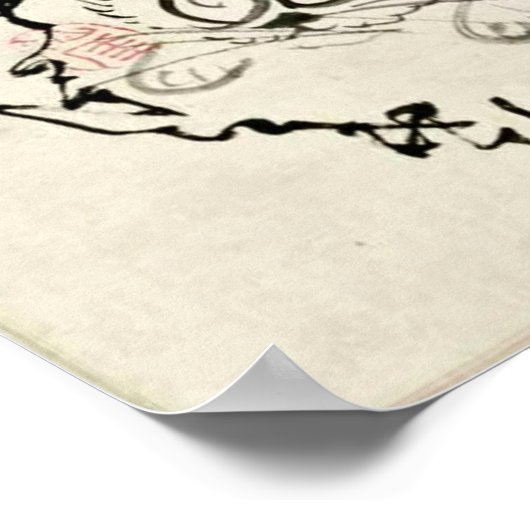 Zen Classics - Gibon Sengai - Tijger Poster (Hoek)