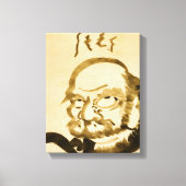 Zen Classics - Hakuin Ekaku - Daruma Canvas Afdruk (Voorkant)