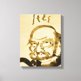 Zen Classics - Hakuin Ekaku - Daruma Canvas Afdruk