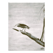 Zen Classics - Sesshu - Heron and Willow Foto Afdruk (Voorkant)