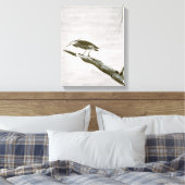 Zen Classics - Sesshu - Heron en Willow Canvas Afdruk (Insitu (Slaapkamer))