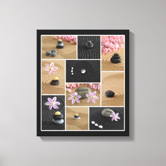 Zen Collage Canvas Afdruk