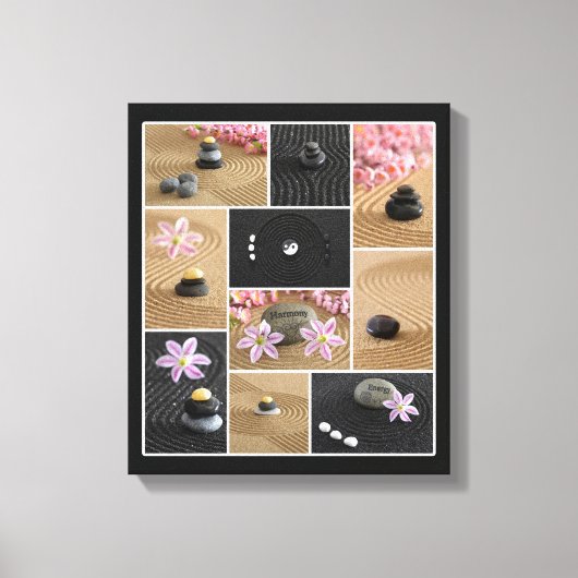 Zen Collage Canvas Afdruk (Voorkant)
