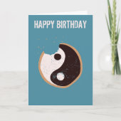 Zen Cookie Yin and Yang Birthday Kaart (Voorkant)