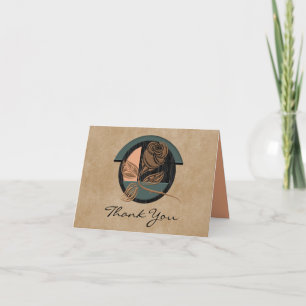 Zen Copper Roos Hartelijk dank Bedankkaart