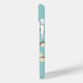 Zen Cream Sakura Kersenbloesem Bloemen op blauw Case-Mate iPhone Case (Achterkant / Links)