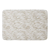 Zen Cream Wit Cacao Bruin Zebra Badmat (Voorkant)