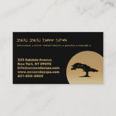 Zen Day SPA  Visitekaartje (Voorkant)