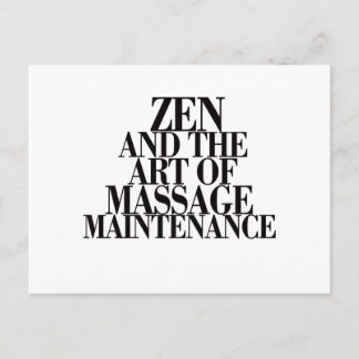 ZEN & de kunst van MASSAGE Briefkaart