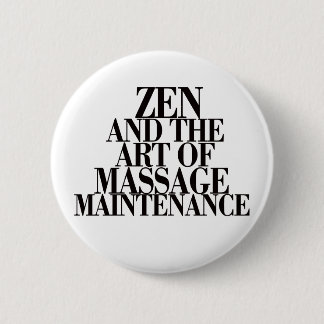 ZEN & de kunst van MASSAGE Ronde Button 5,7 Cm