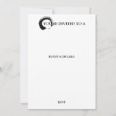 Zen Delight l Enso Chinese Calligrafie Kaart (Achterkant)