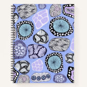 Zen Design (Paarse) tekenen en schrijven Journal Notitieboek (Voorkant)