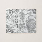 Zen Doodle Art Swirls Balloons Volwassenen Kleuren Legpuzzel (Horizontaal)