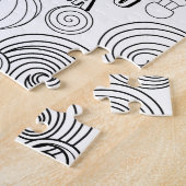 Zen Doodle Art Swirls Balloons Volwassenen Kleuren Legpuzzel (Zijkant)