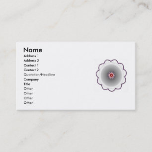 Zen –droom mandala visitekaartje