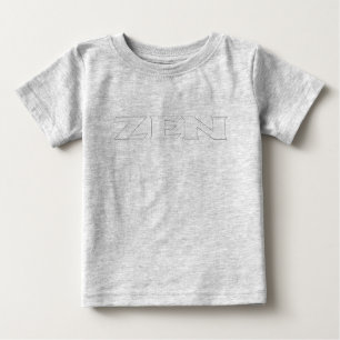 Zen dun baby grijs T-shirt