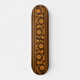 Zen Earthtone Schattige bloemengrafisch ontwerp Persoonlijk Skateboard
