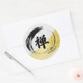 ZEN-eau-de-vie Ronde Sticker (Envelop)