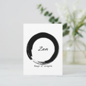 Zen: Eenvoudig houden Briefkaart (Staand voorkant)