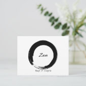 Zen: Eenvoudig houden Briefkaart (Staand voorkant)