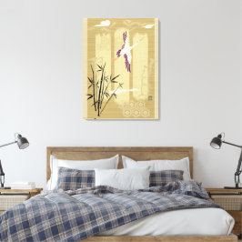 Zen-eiland Canvas Afdruk