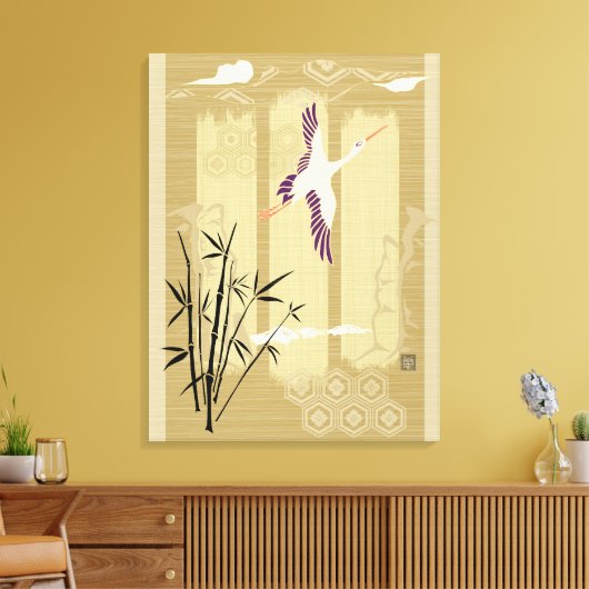 Zen-eiland Canvas Afdruk (Insitu (Woonkamer))