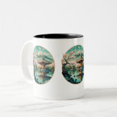 Zen Elegance: Japans-geïnspireerde keramische Mok (Voorkant links)