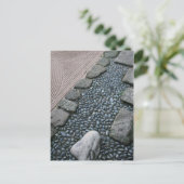 Zen en Abstract TuinBriefkaart Briefkaart (Staand voorkant)