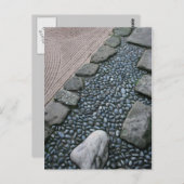 Zen en Abstract TuinBriefkaart Briefkaart (Voorkant / Achterkant)