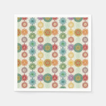 Zen Energie Symbool Mandala Ontwerp Patroon Kunst