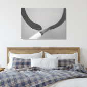 Zen Enso Calligraphy Brush Canvas Afdruk (Insitu (Slaapkamer))