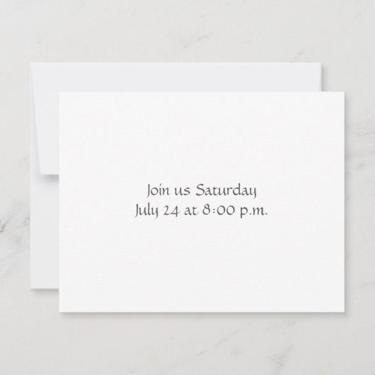 Zen Enso Calligraphy Brush Kaart (Achterkant)