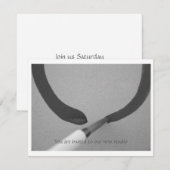 Zen Enso Calligraphy Brush Kaart (Voorkant / Achterkant)