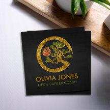 Zen Enso Circle en Bonsai Tree Mosaic