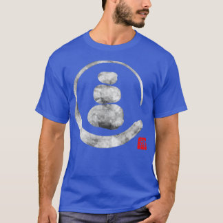 Zen Enso Circle en Zen-stenen T-shirt
