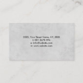 Zen Enso Circle en Zen-stenen Visitekaartje (Achterkant)