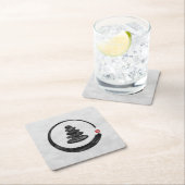 Zen Enso Circle en Zen stenen - Waterverf Kartonnen Onderzetters (Insitu)