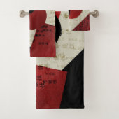 Zen Ensō Circle met Kanji Potential Bad Handdoek (Insitu)