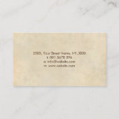 Zen Enso Cirkel en Zen stenen - Vloeibaar Marmer Visitekaartje (Achterkant)