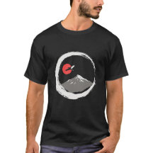 Zen Enso Moon Berg Japanse T-shirt