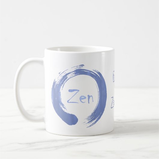 Zen Ensō Personalized Mug Koffiemok (Links)