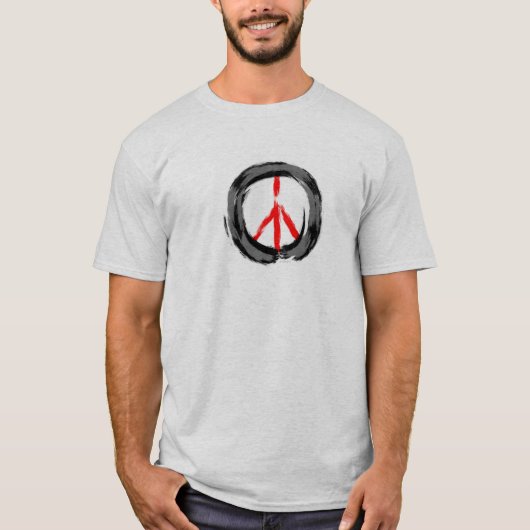 Zen Enso Symbol Peace Tee Shirt (Voorkant)