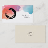 Zen Enso Visitekaartje (Voorkant / Achterkant)